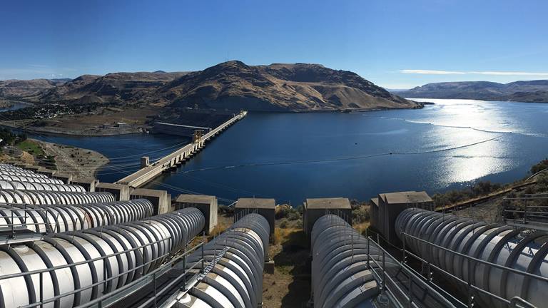 view of dam